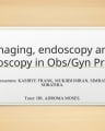 Imaging and endoscopy in obs gyn cover