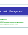 Introduction to Management cover