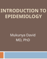 Introduction to Epidemiology cover