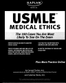 USMLE Medical Ethics: 100 Exam Cases cover