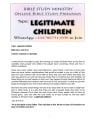 Legitimate Children of God cover