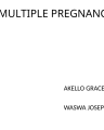 Management of Multiple Pregnancy cover