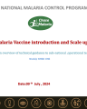 Malaria Vaccine Implementation Guidelines cover