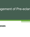 Management of Pre-eclampsia and Eclampsia cover