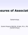 Measures of Association in Epidemiology cover
