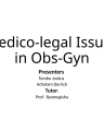 Medico-Legal Issues in Obstetrics and Gynaecology cover