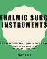 Ophthalmic Surgical Instruments cover