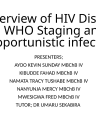 HIV Disease Overview and WHO Staging cover
