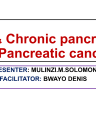 Acute & Chronic Pancreatitis and Pancreatic Cancer cover