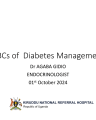 ABCs of Diabetes Management cover