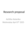 Research Proposal Guidelines cover