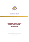 National Healthcare Waste Operation Guidelines cover