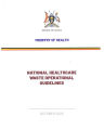 HCWM Operational guidelines cover