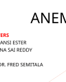 ANEMIA PRESENTATION cover