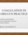 Coagulation in OBSGYN cover