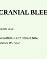 INTRACRANIAL bleeds cover