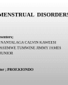 Menstrual disordeers cover