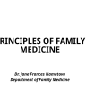 PRINCIPLES OF FAMILY MEDICINE cover