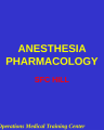 Anaesthetic agents (2) cover