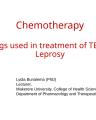 Antimycobacterial drugs cover
