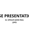 CASE PRESENTATION cover