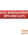 CLINICAL MANAGEMENT OF BPH AND LUTS By Dr Frank cover