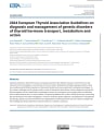 2024 European Thyroid Association Guidelines on diagnosis and management cover