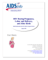 HIV IN PREGNANCY cover