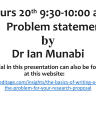 PROBLEM STATEMENT cover