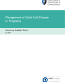 MANAGEMENT OF SICKLE CELL DISEASE IN PREGNANCY cover