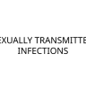 SEXUALLY TRANSMITTED INFECTIONS cover