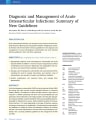 DIAGNOSIS AND MANAGEMENT OF ACUTE OSTEOARTICULAR INFECTIONS: SUMMARY OF NEW GUIDELINES cover