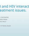 TB and HIV interaction and treatment issues.. (2) cover