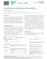 PERIOPERATIVE MANAGEMENT OF ANTICOAGULATION cover