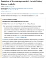 OVERVIEW OF THE MANAGEMENT OF CHRONIC KIDNEY DISEASE IN ADULTS cover