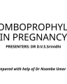 THROMBOPROPHYLAXIS IN PREGNANCY cover