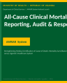 ALL-CAUSE CLINICAL MORTALITY REPORTING, AUDIT & RESPONSE cover