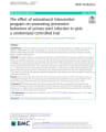 THE EFFECT OF EDUCATIONAL INTERVENTION PROGRAM ON PROMOTING PREVENTIVE BEHAVIORS OF URINARY TRACT INFECTION IN GIRLS: A RANDOMIZED CONTROLLED TRIAL cover