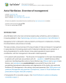 ATRIAL FIBRILLATION: OVERVIEW OF MANAGEMENT cover