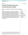 ERECTILE DYSFUNCTION AND CARDIOVASCULAR HEALTH cover