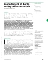 MANAGEMENT OF LARGE ARTERY ATHEROSCLEROSIS cover