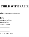 A CHILD WITH RABIES cover