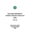 INTERNAL MEDICINE CURRICULUM cover
