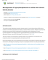 MANAGEMENT OF HYPERPHOSPHATEMIA IN ADULTS WITH CHRONIC KIDNEY DISEASE cover