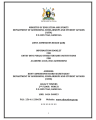 MINISTRY OF EDUCATION AND SPORTS cover