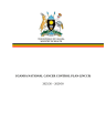 UGANDA NATIONAL CANCER CONTROL PLAN - Updated 16NOV2025 cover