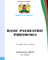 BASIC PAEDIATRIC PROTOCOLS cover