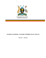 UGANDA NATIONAL CANCER CONTROL PLAN (UNCCP) 2025/26 – 2029/30 cover