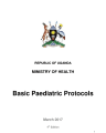 BASIC PAEDIATRIC PROTOCOLS cover