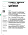 ETHNIC AND GEOGRAPHIC DISPARITIES IN INTRACRANIAL ANEURYSMS cover